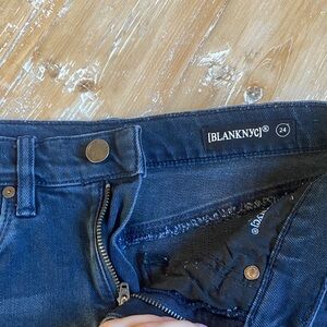 Blank NYC Deep Indigo mini skirt